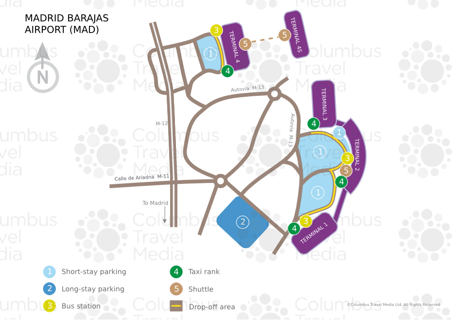 สนามบินมาดริดหรือท่าอากาศยานนานาชาติมาดริดบาราคัส (MAD)